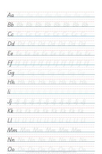 A-z - Pre-cursive worksheet thumbnail
