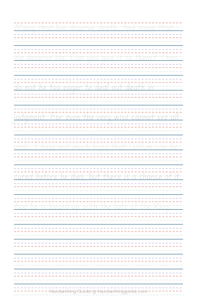 Basic print (slanted) - text worksheet thumbnail