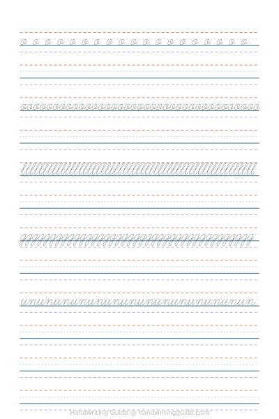 Shape drills: ovals and loops worksheet thumbnail