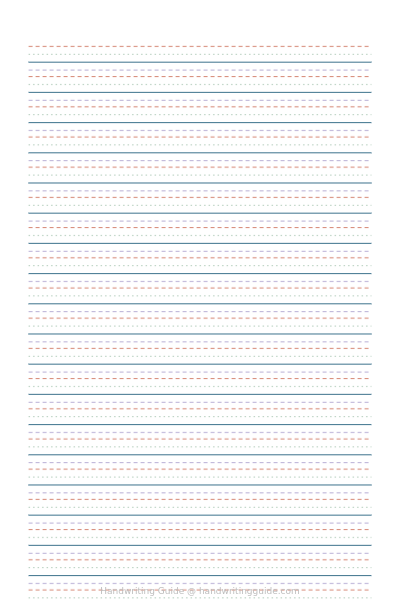 Empty four-line worksheet thumbnail