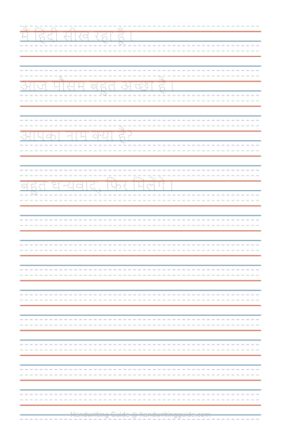 Everyday Hindi sentences copywork worksheet thumbnail